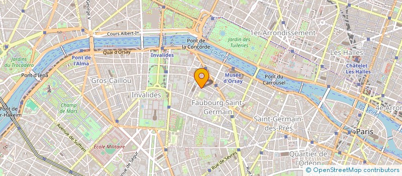 localisation de l'entreprise SYND.COPR. DU 15 RUE LAS CASES  75007 PA  PARIS