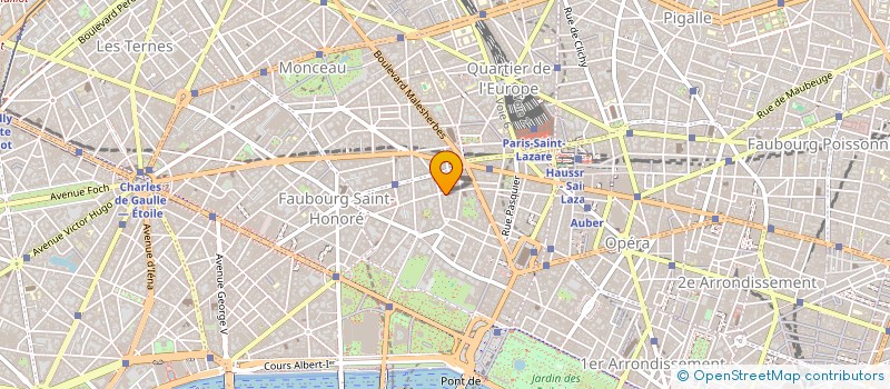 localisation de l'entreprise SYND COPR DU 15 RUE ROQUEPINE   75008 PA  PARIS