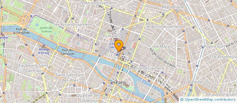 localisation de l'entreprise SYND COPR DU 15 RUE SAINT DENIS A PARIS  PARIS