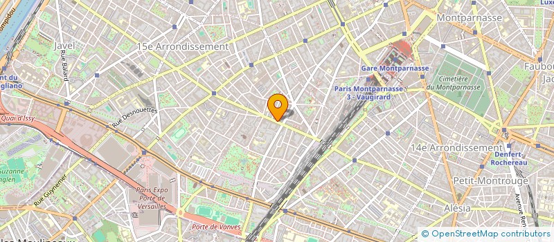 localisation de l'entreprise SYND COPR DU 15 RUE VOUILLE 75015 PARIS  PARIS