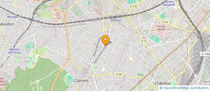 localisation de l'entreprise SYND.COPR. DU 151 AV VICTOR HUGO 92 CLAM à CLAMART