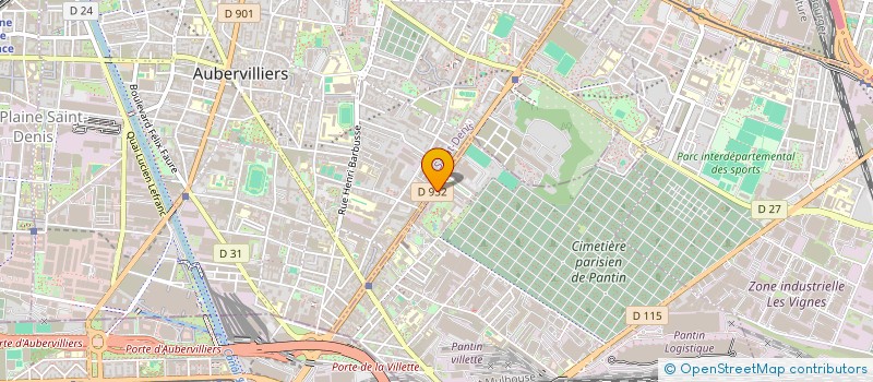 localisation de l'entreprise SYND COPR DU 152 AV JEAN JAURES 93 PANTI  PANTIN