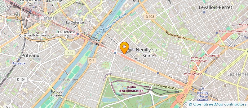 localisation de l'entreprise SYND.COPR. DU 154 AV CHARLES DE GAULLE 9 à NEUILLY-SUR-SEINE
