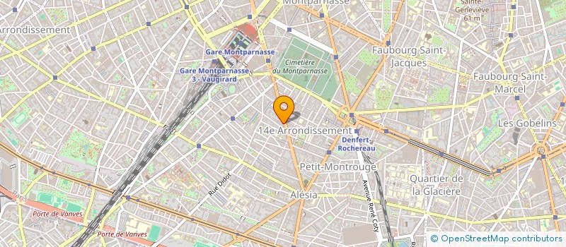 localisation de l'entreprise SYND COPR DU 158 AVENUE DU MAINE 75014 P  PARIS