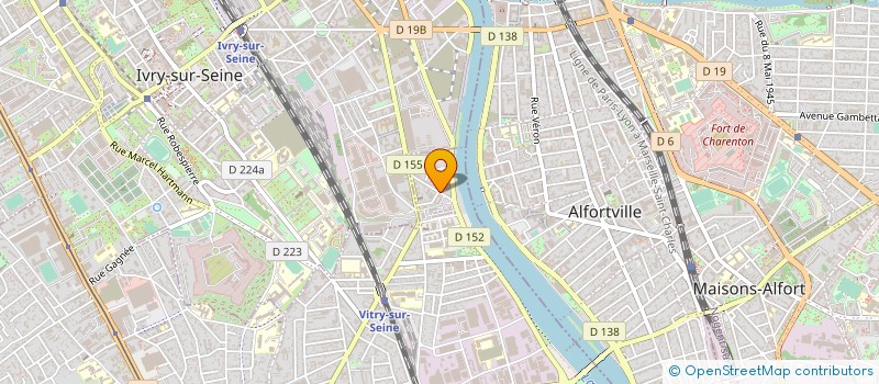 localisation de l'entreprise SYND.COPR. DU 16-18 RUE AUGUSTE BLANQUI  VITRY-SUR-SEINE