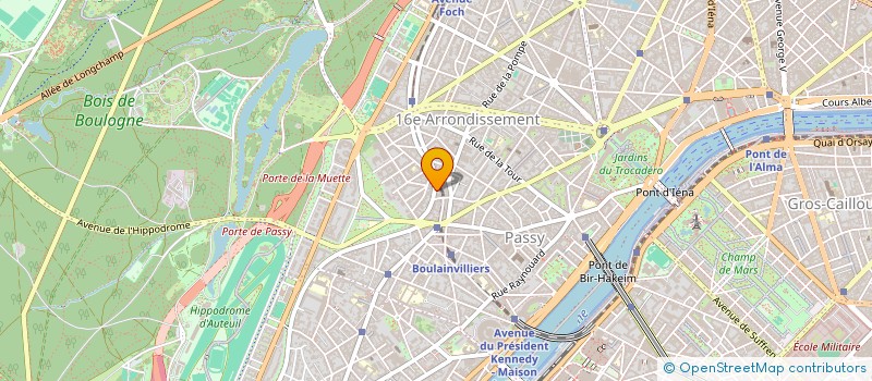 localisation de l'entreprise SYND COPR DU 16 BD EMILE AUGIER 75016 PA  PARIS