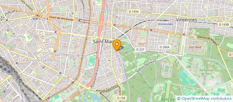 localisation de l'entreprise SYND.COPR. DU 16 RUE DU LAC 94  SAINT MA à SAINT-MANDE