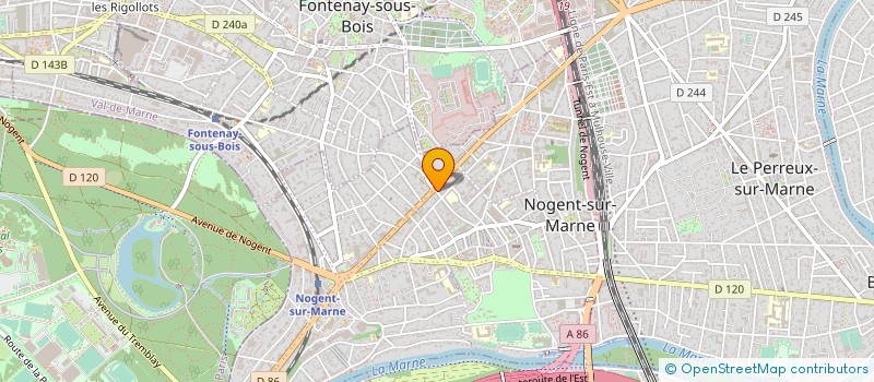 localisation de l'entreprise SYND.COPR. DU 16 RUE MASSENER 94 FONTENA à NOGENT-SUR-MARNE