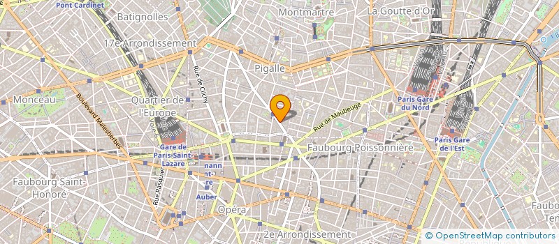 localisation de l'entreprise SYND COPR DU 16 RUE NOTRE DAME DE LORETTE 75009 PARIS  PARIS