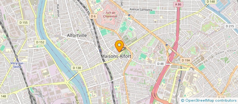 localisation de l'entreprise SYND.COPR. DU 16 RUE PARMENTIER 94 MAISO à MAISONS-ALFORT
