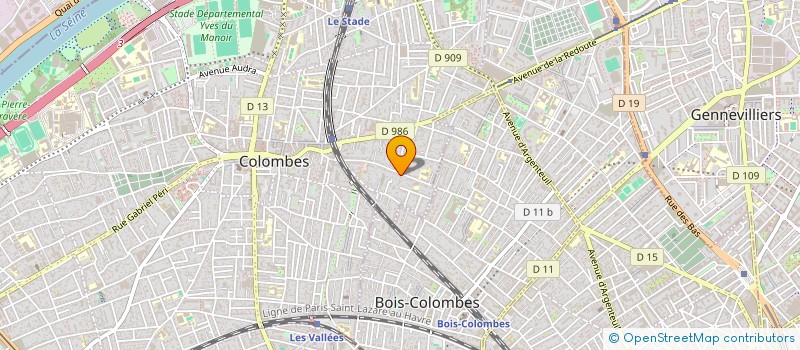 localisation de l'entreprise SYND.COPR. DU 160 RUE EMILE ZOLA 92 ASNI  COLOMBES