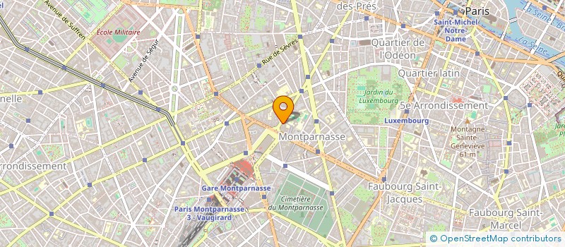 localisation de l'entreprise SYND.COPR. DU 167 RUE DE RENNES 75006 PA  PARIS