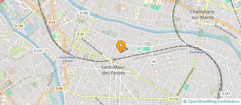localisation de l'entreprise SYND COPR DU 17 AV DE LA TOURELLE 94 SAI à SAINT-MAUR-DES-FOSSES