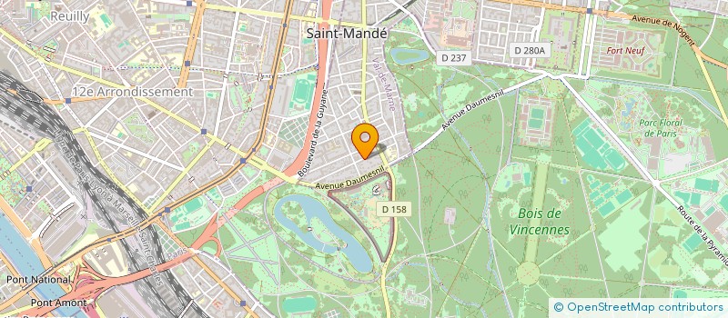 localisation de l'entreprise SYND COPR DU 17 AV HERBILLON à SAINT-MANDE