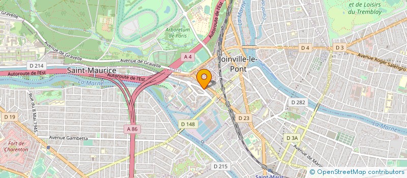 localisation de l'entreprise SYND.COPR. DU 17 AV JEAN JAURES 94 JOINV à SAINT-MAURICE