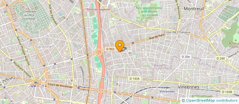 localisation de l'entreprise SYND COPR DU 17 R EMILE ZOLA  MONTREUIL