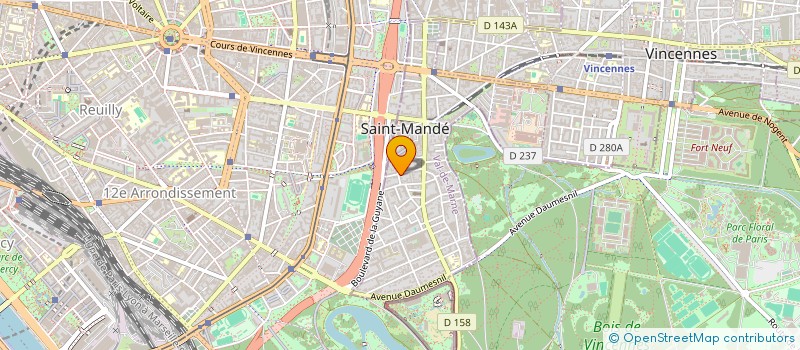 localisation de l'entreprise SYND.COPR. DU 17 RUE ALLARD 94  SAINT MA à SAINT-MANDE