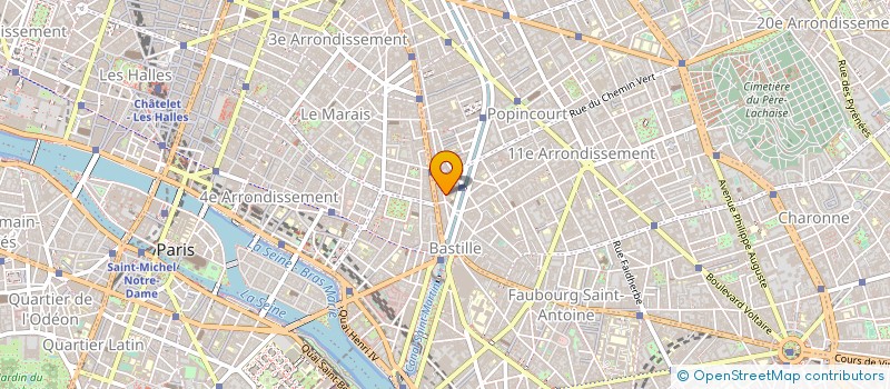 localisation de l'entreprise SYND.COPR. DU 17 RUE BEAUTREILLIS PARIS  PARIS