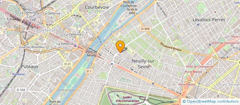 localisation de l'entreprise SYND COPR DU 17 RUE CHARTRAN 92 NEUILLY à NEUILLY-SUR-SEINE