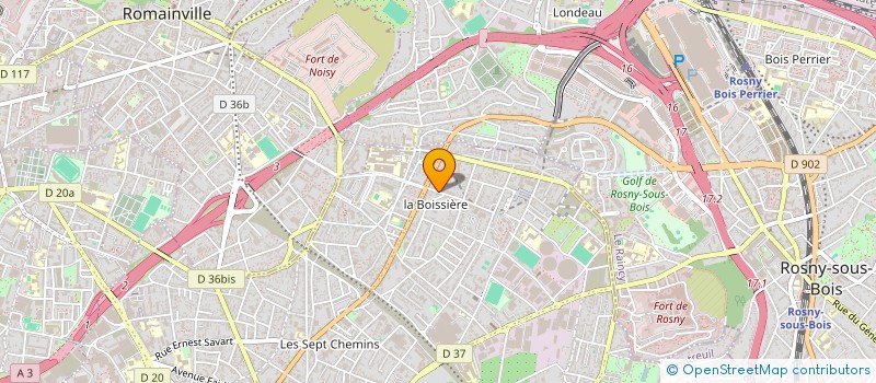 localisation de l'entreprise SYND.COPR. DU 17 RUE DE LA DEMI LUNE 93 à MONTREUIL