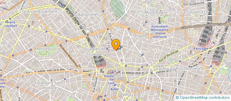 localisation de l'entreprise SYND.COPR. DU 17 RUE DES CLOYS  PARIS 18  PARIS