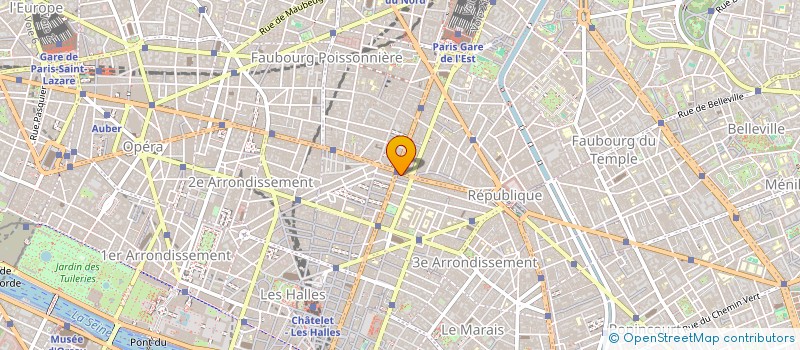 localisation de l'entreprise SYND COPR DU 17 RUE DES FONTAINES DU TEM  PARIS