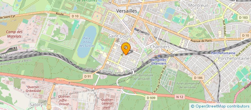 localisation de l'entreprise SYND COPR  DU 17 RUE DESBOURDONNAIS à VERSAILLES