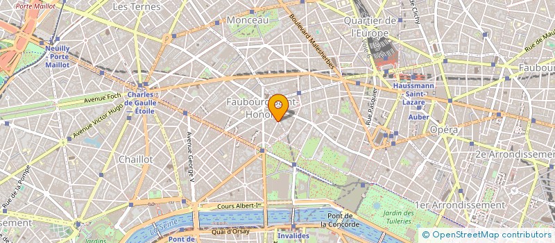 localisation de l'entreprise SYND COPR DU 17 RUE JEAN MERMOZ 75008 PA  PARIS