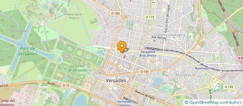 localisation de l'entreprise SYND.COPR. DU 17 RUE NEUVE NOTRE DAME 78 à VERSAILLES