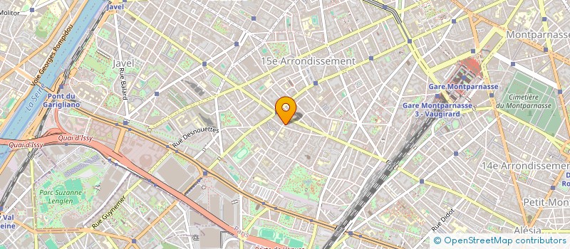 localisation de l'entreprise SYND.COPR. DU 17 RUE OLIVIER DE SERRES 7  PARIS