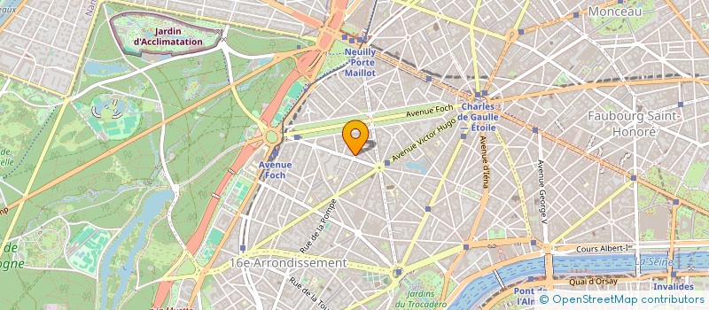 localisation de l'entreprise SYND COPR DU 175 RUE DE LA POMPE 75016 P  PARIS