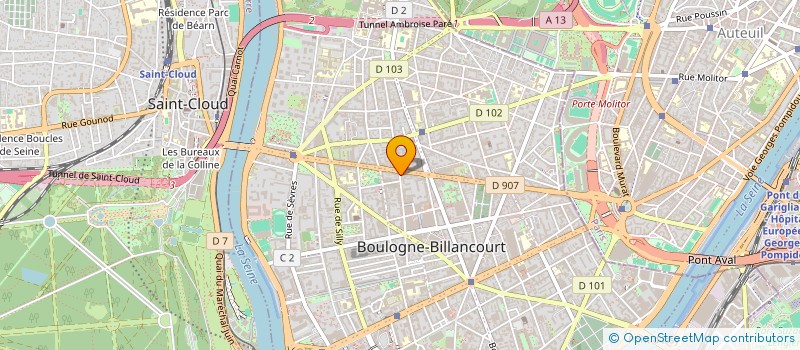 localisation de l'entreprise SYND COPR DU 179 RUE DU VIEUX PONT DE SE à BOULOGNE-BILLANCOURT