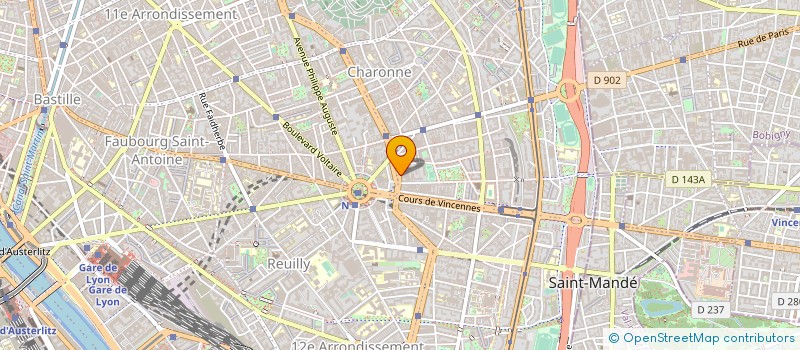 localisation de l'entreprise SYND COPR DU 18 BD DE CHARONNE  75020 PA  PARIS