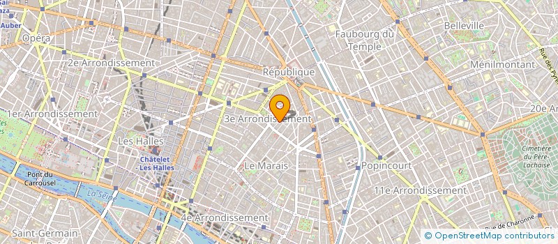 localisation de l'entreprise SYND.COPR. DU 18 RUE CAFFARELLI 75003 PA  PARIS