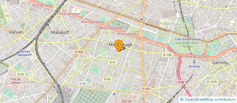 localisation de l'entreprise SYND.COPR. DU 18 RUE MARIE DEBOS 92 MON  MONTROUGE