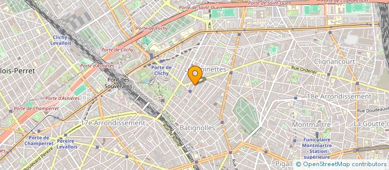 localisation de l'entreprise SYND.COPR. DU 18 RUE SAUFFROY 75017 PARI  PARIS