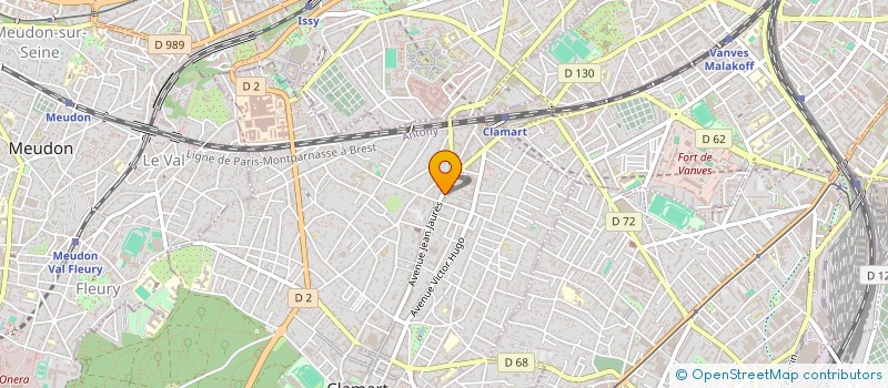 localisation de l'entreprise SYND.COPR. DU 180 AV. JEAN JAURES 9 à CLAMART