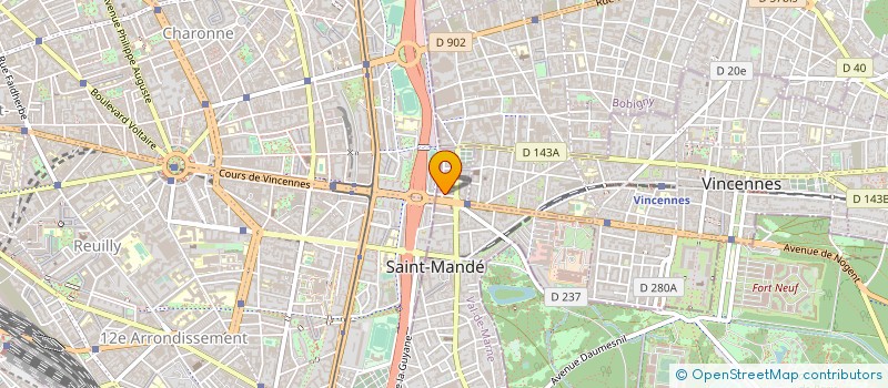 localisation de l'entreprise SYND COPR DU 184 AVE GALLIENI 94 SAINT M à SAINT-MANDE