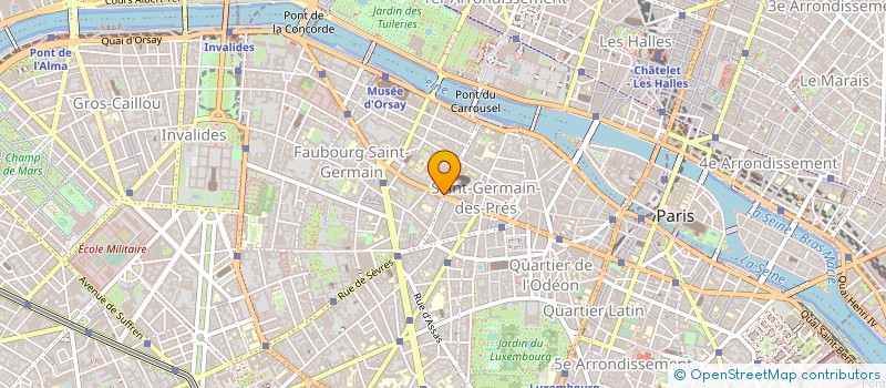 localisation de l'entreprise SYND COPR DU 188 BD SAINT GERMAIN 75007  PARIS