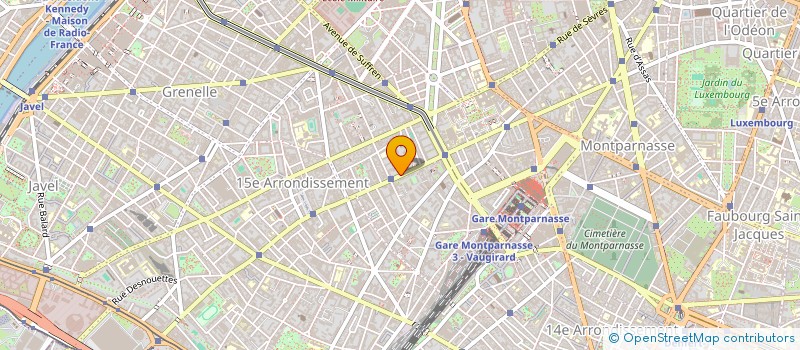 localisation de l'entreprise SYND.COPR. DU 188 RUE DE        VAUGIRAR  PARIS