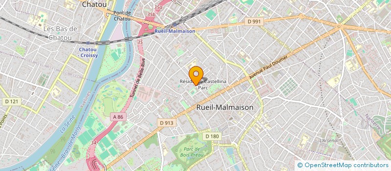 localisation de l'entreprise SYND.COPR. DU 19-21 AV DE LA REPUBLIQUE à RUEIL-MALMAISON