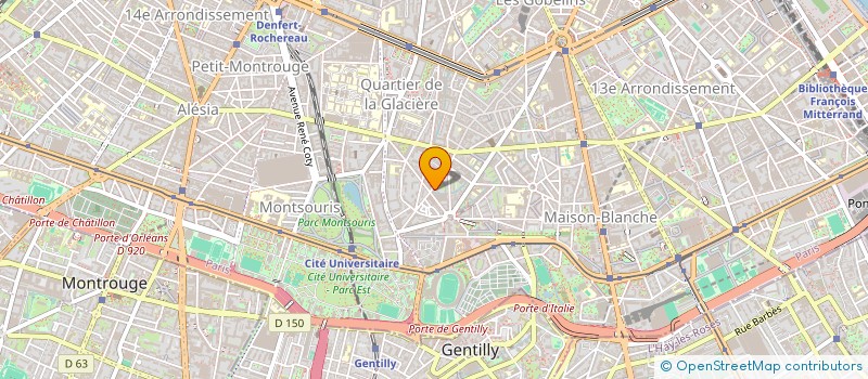 localisation de l'entreprise SYND COPR DU 19 21 RUE AUGUSTE LANCON  PARIS