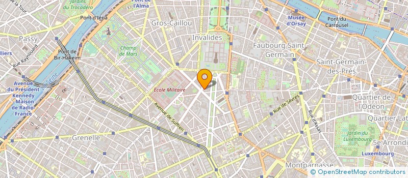 localisation de l'entreprise SYND.COPR. DU 19 AV DE SEGUR    75007 PA  PARIS