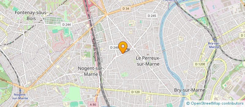 localisation de l'entreprise SYND COPR DU 19 RUE DE LA STATION 94 LE  LE PERREUX-SUR-MARNE