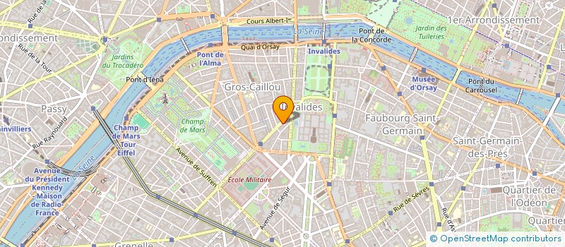 localisation de l'entreprise SYND COPR DU 19 RUE DE SEINE    75006 PA  PARIS