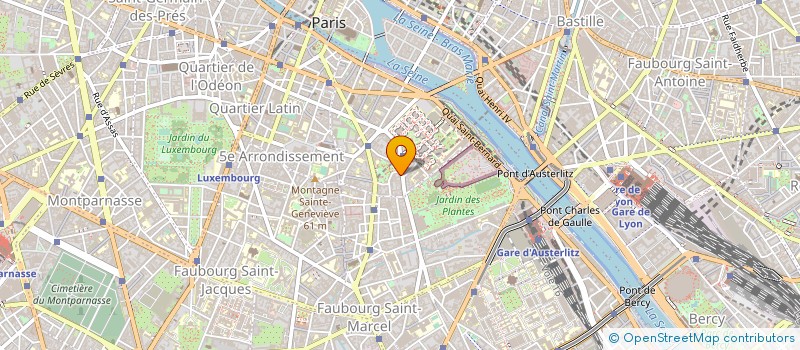 localisation de l'entreprise SYND COPR DU 19 RUE LINNE 75005 PARIS RE  PARIS