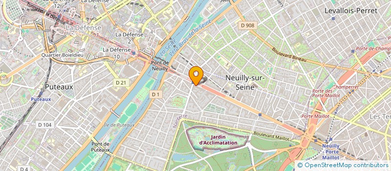localisation de l'entreprise SYND COPR DU 197 AV DE NEUILLY 92 NEUIL à NEUILLY-SUR-SEINE