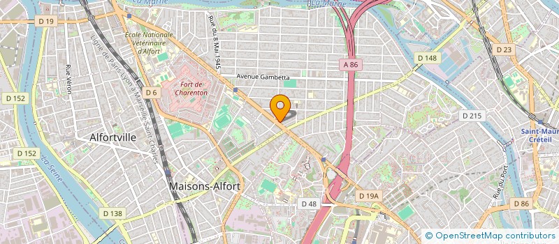 localisation de l'entreprise SYND.COPR. DU 197 AV DU GENERAL LECLERC à MAISONS-ALFORT