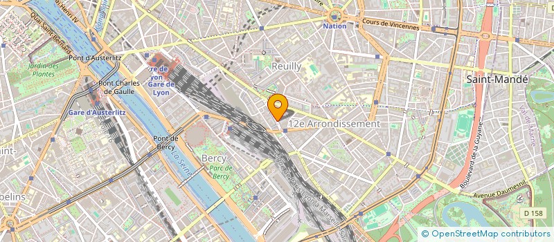 localisation de l'entreprise SYND.COPR. DU 199 201 RUE DE    CHARENTO  PARIS