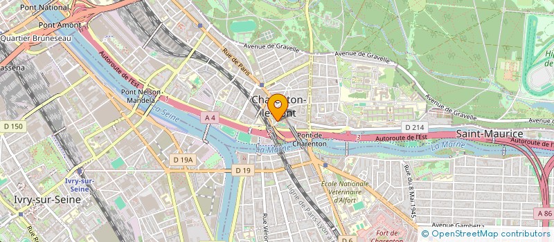 localisation de l'entreprise SYND.COPR. DU 1B RUE EDMOND     NOCARD 9  CHARENTON-LE-PONT